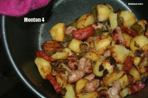 Los ingredientes ya horneados, listos para ir a la fuente