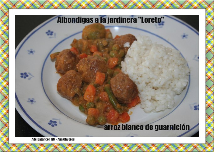 Una salsa que triunfa con todo...albóndigas de ternera y menestra en salsa