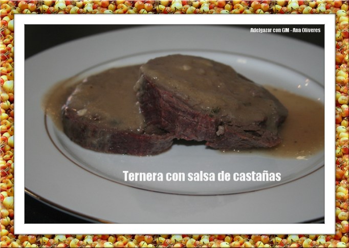 ternera con salsa de castañas GM