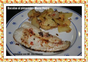 Bacalao al horno con patatas