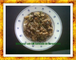 Verduras asadas (salteado de berenjena)