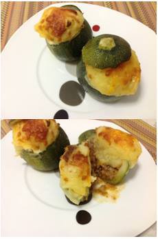 Zapallitos rellenos de carne de Toñy Leon Carpallo