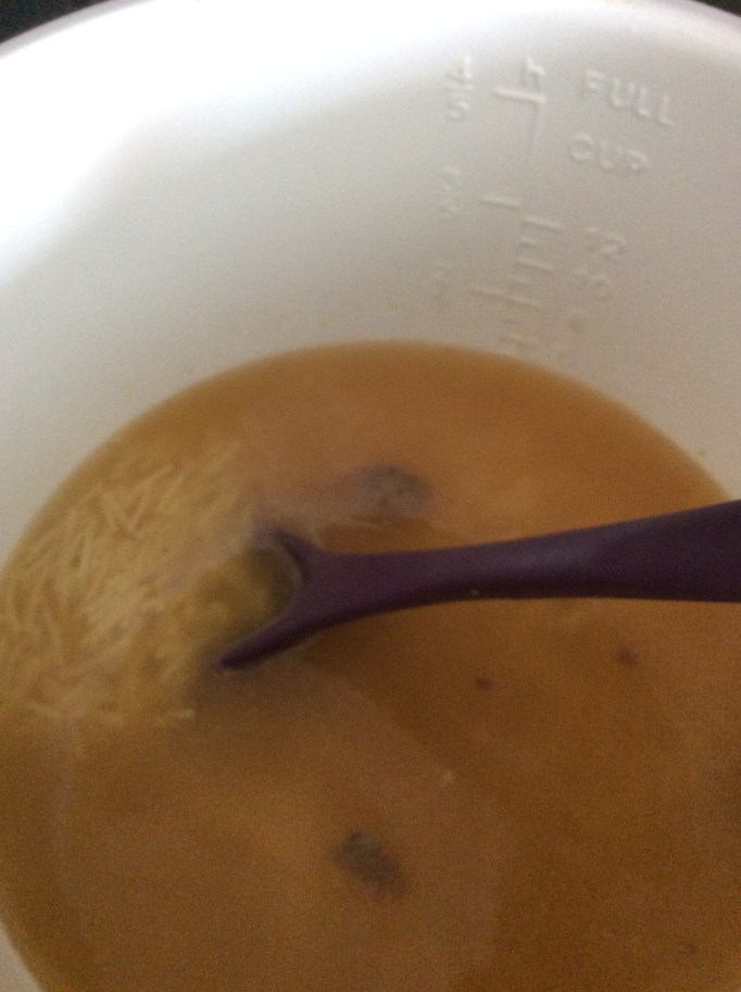 Yel caldo, que se convierte en una exquisita sopa de puchero