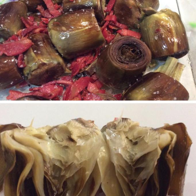 ALCAHOFAS CONFITADAS Foto de Begoña Granada 