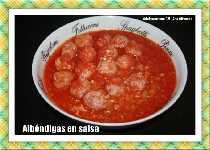 albóndigas de ternera en salsa GM
