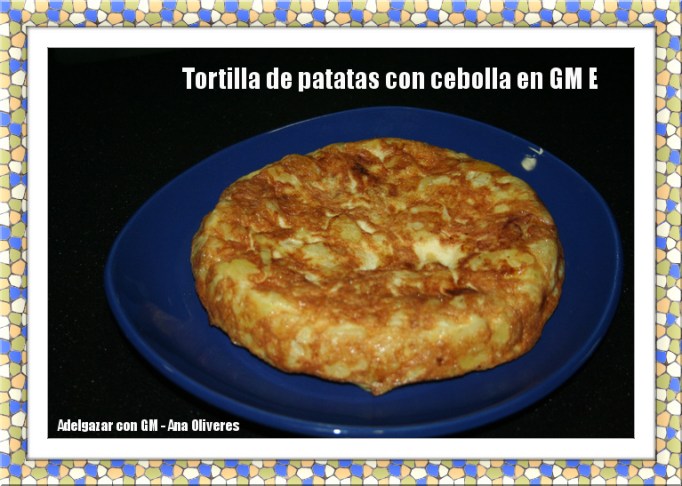 tortilla de patatas con cebolla en GM E